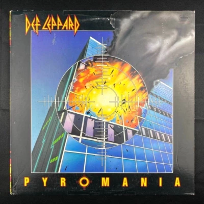Def Leppard Pyromania "BE A GRIZZLY" press vinyl record LP, 33 RPM NM M- - Image 1 of 4