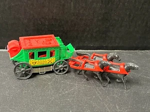 STAGECOACH & HORSES KANSAS CITY Majorette #326 Made In France 1/80 - Picture 1 of 6