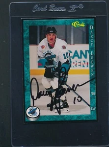 Clásico #10 1994/95 Darcy Loewen Thunder firmado automático *D6658 - Imagen 1 de 1