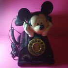 Vintage Disney Mickey Mouse Landline Phone AM/FM Radio Alarm Clock