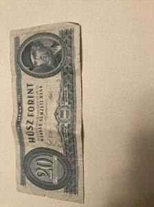 Hungary Husz (20) Forint Note 1975 - Picture 1 of 2