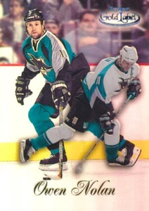 1998-99 Topps Gold Label CLASS 1 BLACK #14 OWEN NOLAN - San Jose Sharks - Picture 1 of 1