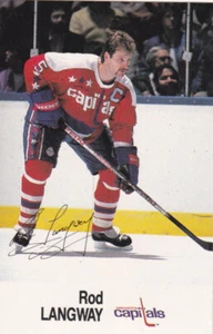 88/89 ESSO..ROD LANGWAY..ALL-STAR COLLECTION STICKER..CAPITALS..COMBINED SHIP - Bild 1 von 1