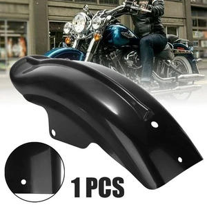 Rear Mudguard Fender Black For Harley Sportster Cafe Racer Bobber Chopper Honda - Picture 1 of 11