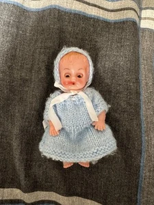 Vintage 1950’s Doll With Knitted Clothes Sleeping Eyes - Picture 1 of 4