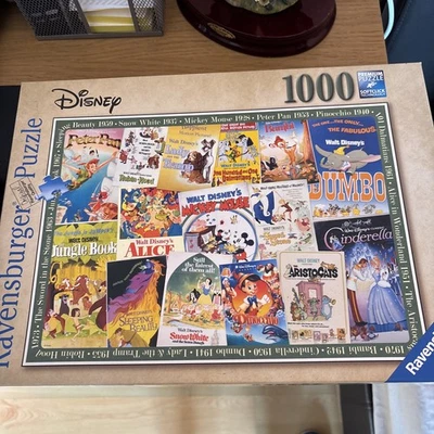 Ravensburger Disney Vintage Movie Posters 1000 PIeces Jigsaw Puzzle (19874 ) - Image 1 of 2