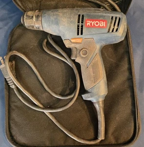 Ryobi D42 3/8" Corded Drill 4.5A 120V GripZone w/ Carry Case – Works - Picture 1 of 8