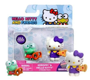 Hello Kitty and Friends Keroppi & Hello Kitty Figurine Set New in Box - Imagen 1 de 1
