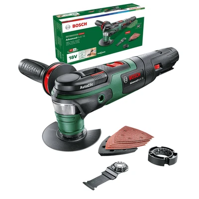 Bosch Akku-Multifunktionswerkzeug 18 V AdvancedMulti 18 mit Zubehör 0603104020 - Bild 1 von 4