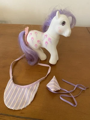De colección G1 My Little Pony Dos Veces As Fancy SCOOPS Juego de Helados Pony 1987 Foto 1 de 4