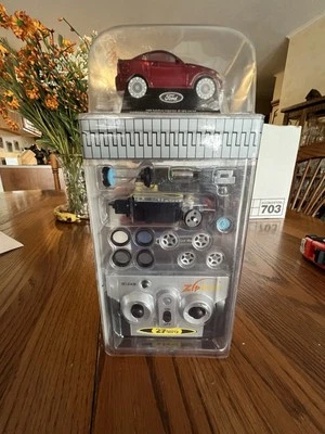 Vintage Zip Zaps Micro RC RED FORD MUSTANG COBRA  New NOS 1:64 scale - Image 1 of 4