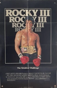 Vintage 1982 Rocky III Original Movie Poster (Folded) - Picture 1 of 8