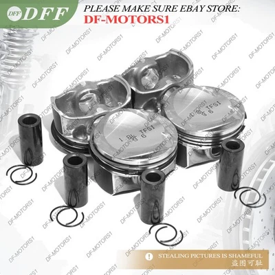 Juego de anillos de pistón de gran tamaño 83 mm +0,5 Φ23 mm para VW Escarabajo Audi A4 A5 A3 1,8 TFSI Foto 1 de 4