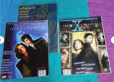 THE X-FILES MAGAZINE Official Collector Edition #1 + #2 + Poster  1996-97 MINT - Image 1 of 4