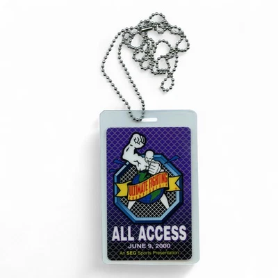 De colección UFC 26 All Access Credential Pass 2000 Kevin Randleman Matt Hughes Miletich Foto 1 de 4