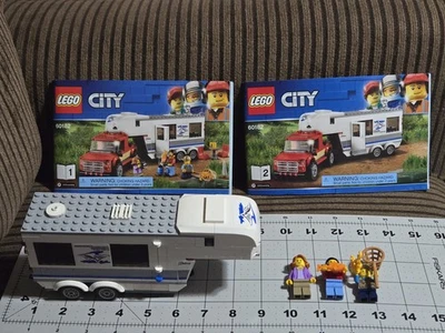 Lego City 60182 Caravan RV & Minifigs Only, Parts. Incomplete. As-Is. - Image 1 of 4