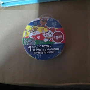 NICKELODEON PAW PATROL ~ MAGIC TOWEL WASH CLOTH 11.5”x11.5” NEW  - Picture 1 of 2