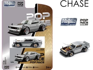 NISSAN Skyline KPGC110 Kenmeri - CHASE CAR - Pop Race 1:64 - Picture 1 of 6