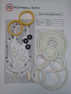Kit de anillo de goma máquina de pinball 1989 Mr. Game Motor Show - Imagen 1 de 1