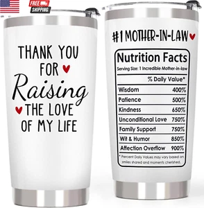 Mother-In-Law Cup Tumbler, Mother‘S Day Gifts for Mother in Law from Daughter So - Picture 1 of 19