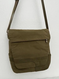 Tumi SANDO Khaki Greenish Satchel Messenger Bag - Picture 1 of 17