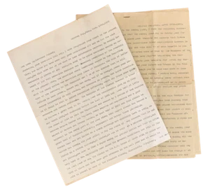 Financial Astrology / Two Manuscript Letters with Horoscopes and Financial 1933 - Picture 1 of 4