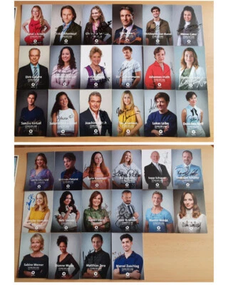 34 Autogramme STURM DER LIEBE - Bild 1 von 3