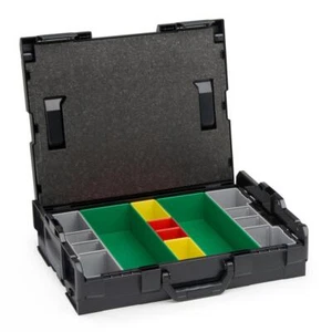 L-Boxx 102 schwarz Werkzeugoffer mit Deckelpolster und Insetboxen-Set G3 - Bild 1 von 6
