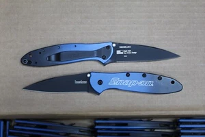 Kershaw Snap-On Leek, 1660GBLUSO, Gradient Blue-Black, Brand New Blem, RARE! - Picture 1 of 4
