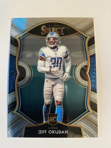 2020 Select Football Concourse Level Jeff Okudah Lions Rookie Rc - Picture 1 of 1