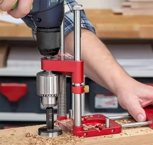 Auto Line Drill Guide Portable Woodworking Drill Locator Precise Hole Drill - Bild 1 von 10
