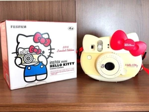 Sanrio Hello kitty Fujifilm Instax Mini Instant Film Camera CHEKI Red Used - Picture 1 of 5