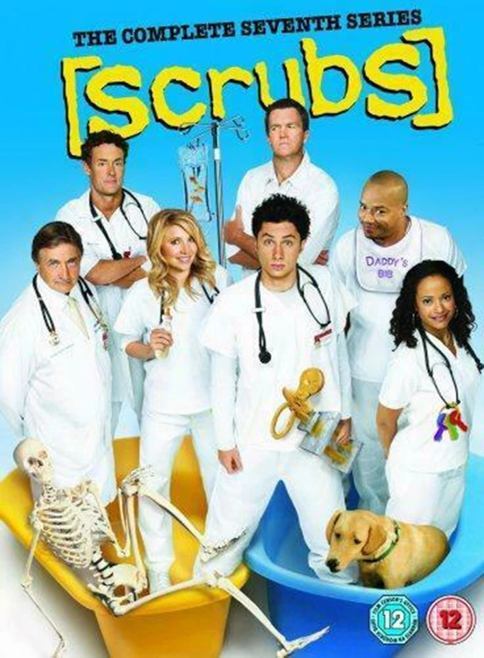 Scrubs - Season 7 DVD Comedy (2009) Elizabeth Banks Free Royal Mail Delivery - Image 1 of 4