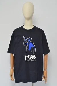 NaS Vintage Rap Hip Hop is Dead Men's Black Cotton Logo Tee Shirt Size XL - Picture 1 of 16