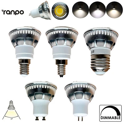 Dimmable 6W 15W Led Spotlight Bulb 220V 240V Spot Bulbs COB B22 Light GU10 E27 - Image 1 of 4
