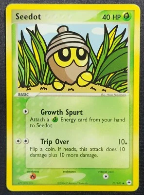 Seedot 71/101 2004 EX-Hidden Legends Common Pokemon Card - Image 1 of 2