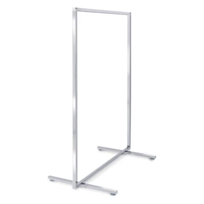 Kleiderständer Rohr quadratisch Garderobenständer Verkaufsständer Kleiderstange - Bild 1 von 3