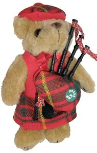 Oso de peluche musical Bruce tartán regalo escocés hecho en Escocia - Imagen 1 de 5