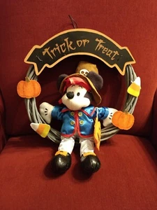 Dan Dee & Disney Rare Vintage Mickey Mouse Trick Or Treat Halloween Reef - Picture 1 of 12