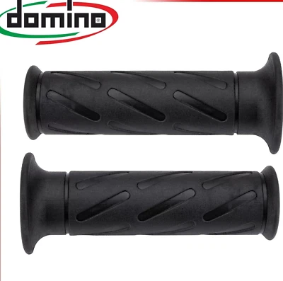 MANOPOLE DOMINO STYLE MOTO ON ROAD STRADALI SCOOTER Nere UNIVERSALI Forate