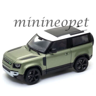 WELLY 2020 LAND ROVER DEFENDER 1/26 DIECAST METALLIC GREEN 24110 W-MGR - Image 1 of 2