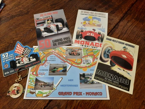 Monaco Grand Prix Post Cards Cover