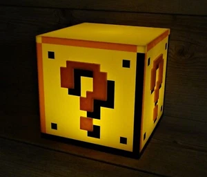Nintendo Super Mario Bros Question Block Light With Coin Sound 2015 Paladone - Picture 1 of 3