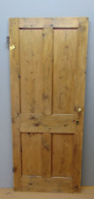 Door  29  1/2" x 70 3/4"  Pine Victorian Door 4 Panel Internal Wooden ref 75D