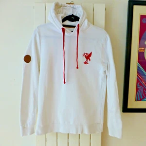 Hoodie The Bird White - Liverpool Football - Football Town Hoodie- Size Small - Picture 1 of 11