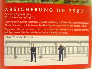 Protección policial con policías - Busch HO 1:87 - 79871 #E - Imagen 1 de 1