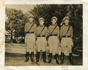 Original Snapshot Photo - Four Texas State Highway Patrol Officers, Identified
