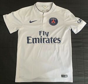 Maillot PSG Paris 2014/2015 Nike jersey taille S blanc