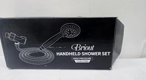 Briout Hochdruck Handbrause Set 5 Einstellungen Wasserspray Open Box - Bild 1 von 6