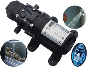 12V 6lpm 70W Self-Priming High Pressure Caravan Camping Boat Reflux Water Pump-1 - Picture 1 of 11